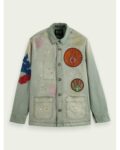 The-Survivors-S01-Shannon-Berry-Denim-Patchwork-Shacket