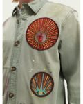 The-Survivors-S01-Shannon-Berry-Denim-Patchwork-Shacket
