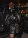 Hailey-Bieber-Street-Style-NYC-2025-Black-Leather-Jacket