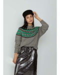 The-Four-Seasons-2025-Tina-Fey-Grey-Green-Fair-Isle-Sweater