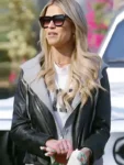 Christina-Hall-The-Flip-Off-2025-Black-Leather-Jacket