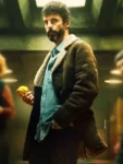 Matthew-Goode-Dept-Q-2025-Shearling-Brown-Coat